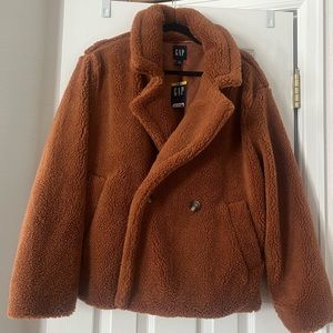 Gap teddy bear jacket. Super soft and cozy perfect spring jacket.